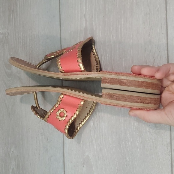 Jack Roger's Womens Hobo Boho Sandals T strap Sandals Flats shoes sz 7M - Picture 10 of 15